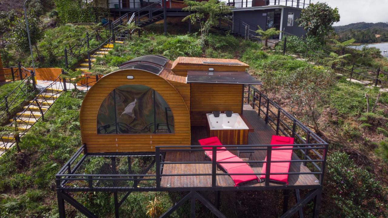 Glamping The Mountain Hotel Guatape Bagian luar foto