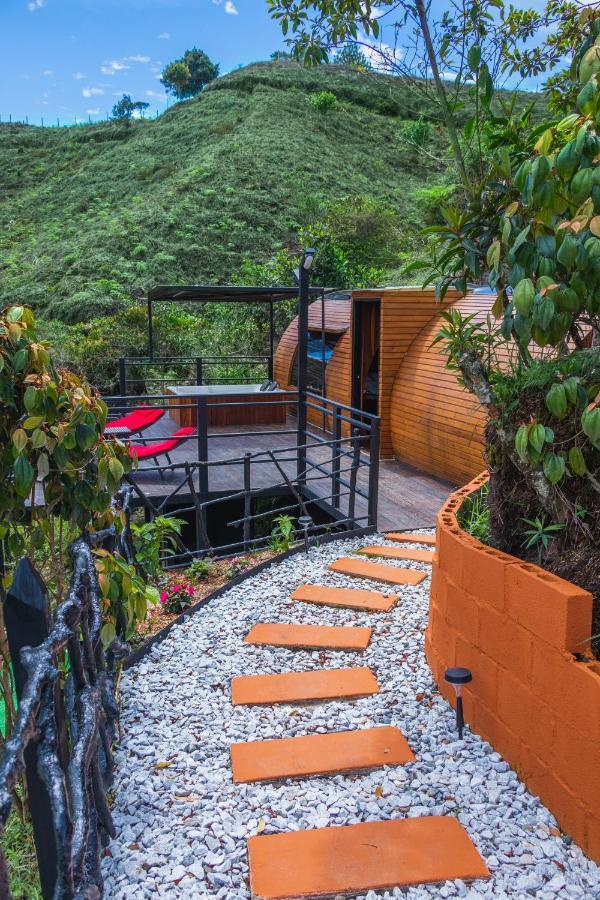 Glamping The Mountain Hotel Guatape Bagian luar foto