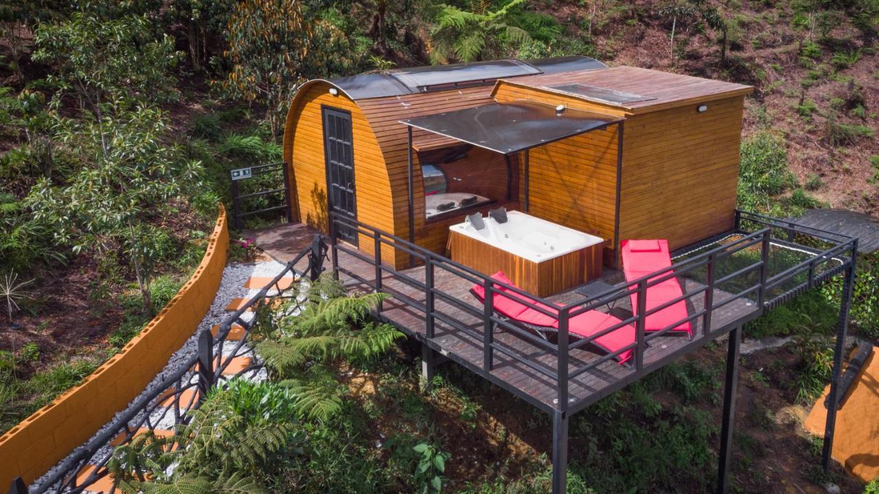 Glamping The Mountain Hotel Guatape Bagian luar foto